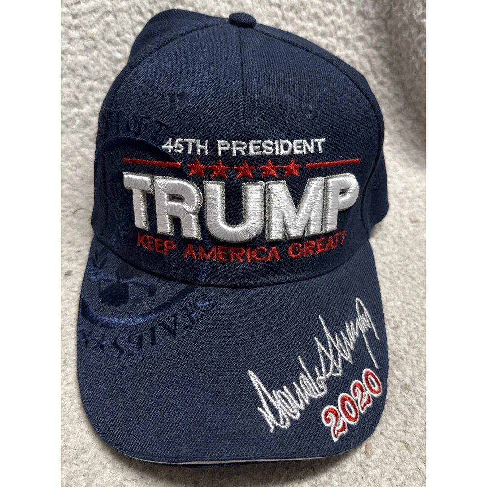 Donald Trump 45th President‎ 2020 Keep America Great Again MAGA Hat Embroidered